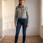 COTTON DENIM SHORT JACKET
